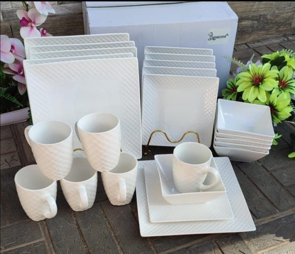 Ceramic Dinner Set 24pc Ceramic Dinner Set – Stylish Dining Solution
