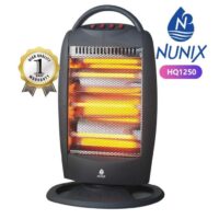 Nunix HQ1250 Quartz Room Heater - 4 Tube Electric Radiant Heater